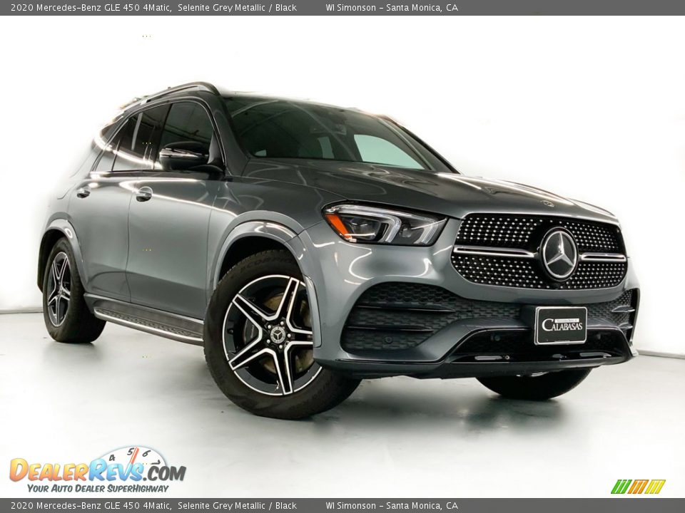 2020 Mercedes-Benz GLE 450 4Matic Selenite Grey Metallic / Black Photo #2