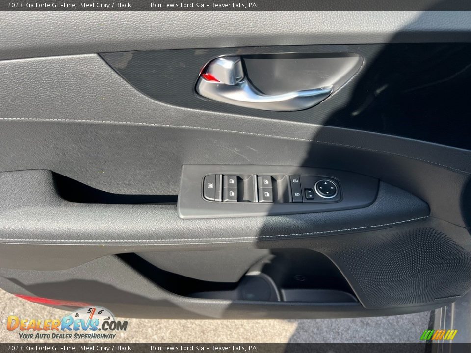 2023 Kia Forte GT-Line Steel Gray / Black Photo #16