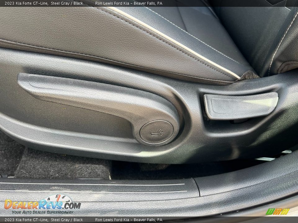 2023 Kia Forte GT-Line Steel Gray / Black Photo #17