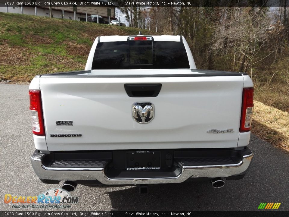 2023 Ram 1500 Big Horn Crew Cab 4x4 Bright White / Black Photo #7