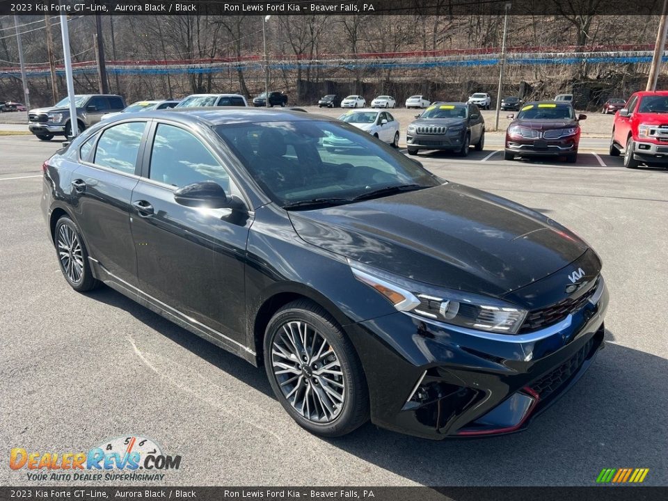 2023 Kia Forte GT-Line Aurora Black / Black Photo #2