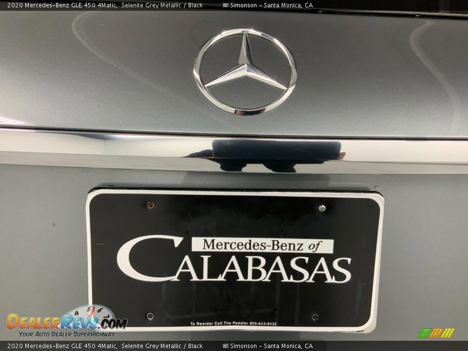 2020 Mercedes-Benz GLE 450 4Matic Selenite Grey Metallic / Black Photo #10