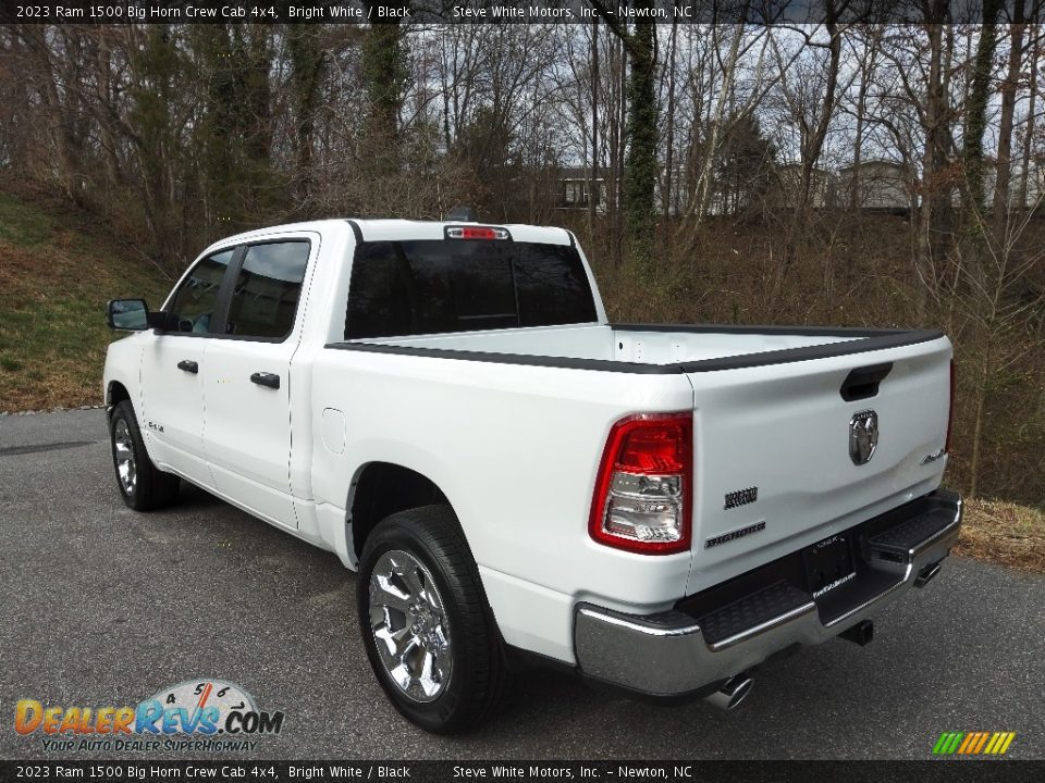 2023 Ram 1500 Big Horn Crew Cab 4x4 Bright White / Black Photo #9