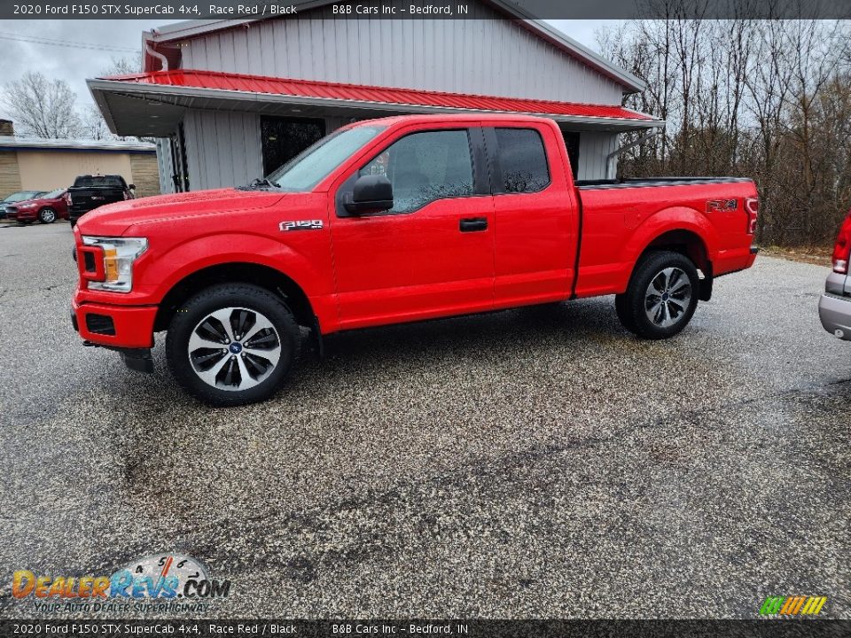 2020 Ford F150 STX SuperCab 4x4 Race Red / Black Photo #5