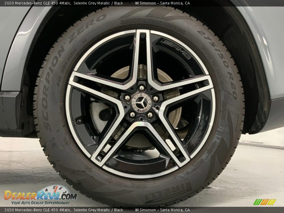 2020 Mercedes-Benz GLE 450 4Matic Selenite Grey Metallic / Black Photo #19