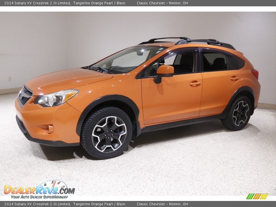 2014 Subaru XV Crosstrek 2.0i Limited Tangerine Orange Pearl / Black Photo #3