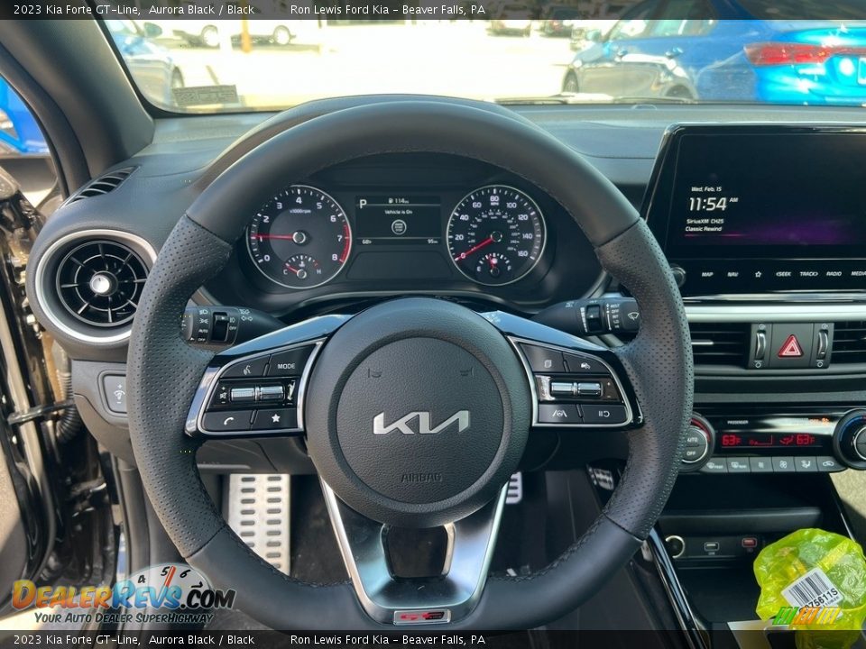 2023 Kia Forte GT-Line Aurora Black / Black Photo #20