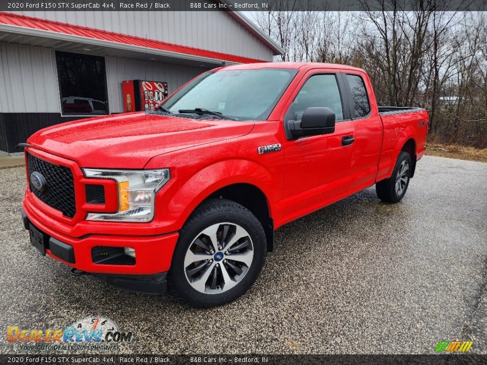 2020 Ford F150 STX SuperCab 4x4 Race Red / Black Photo #21