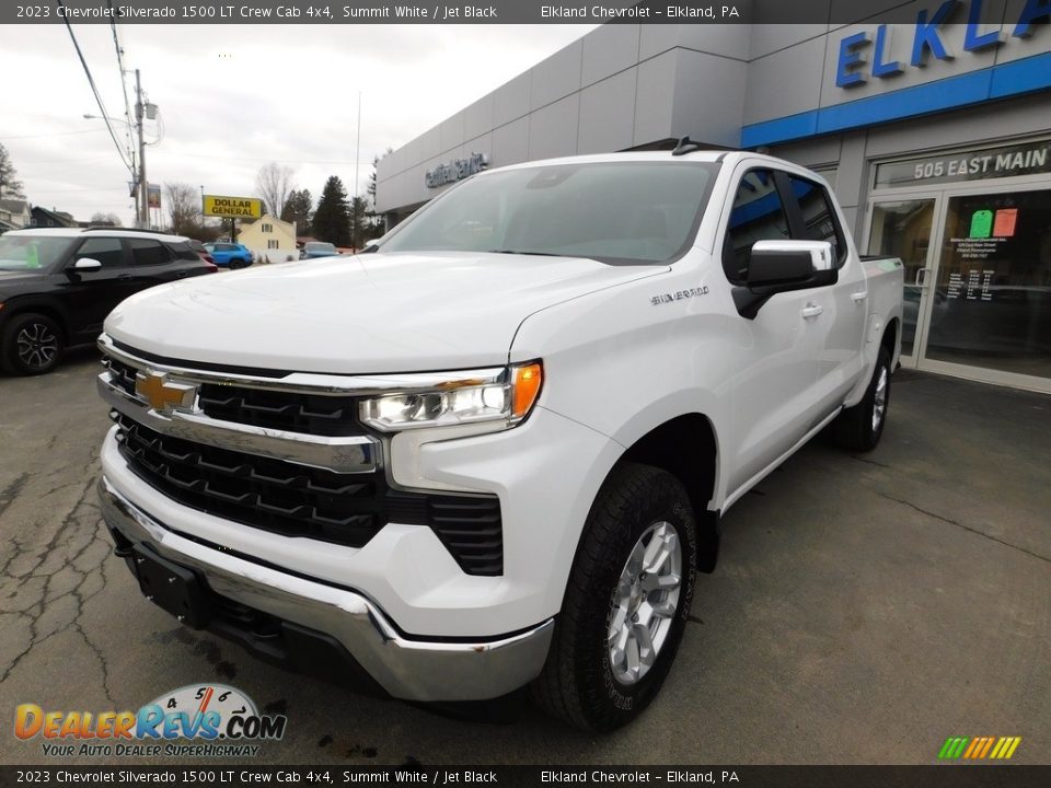 2023 Chevrolet Silverado 1500 LT Crew Cab 4x4 Summit White / Jet Black Photo #2