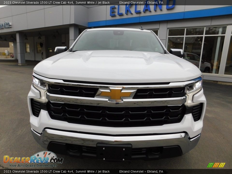 2023 Chevrolet Silverado 1500 LT Crew Cab 4x4 Summit White / Jet Black Photo #3