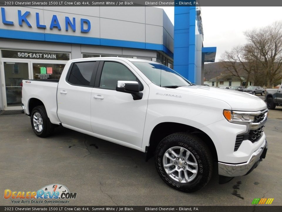 2023 Chevrolet Silverado 1500 LT Crew Cab 4x4 Summit White / Jet Black Photo #5