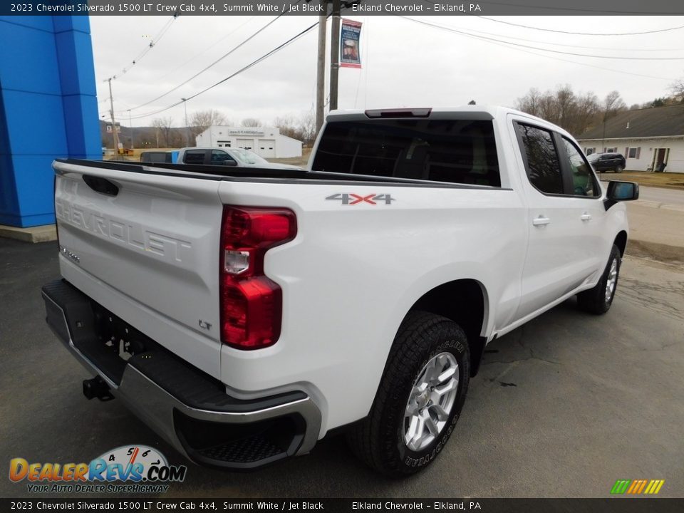 2023 Chevrolet Silverado 1500 LT Crew Cab 4x4 Summit White / Jet Black Photo #7