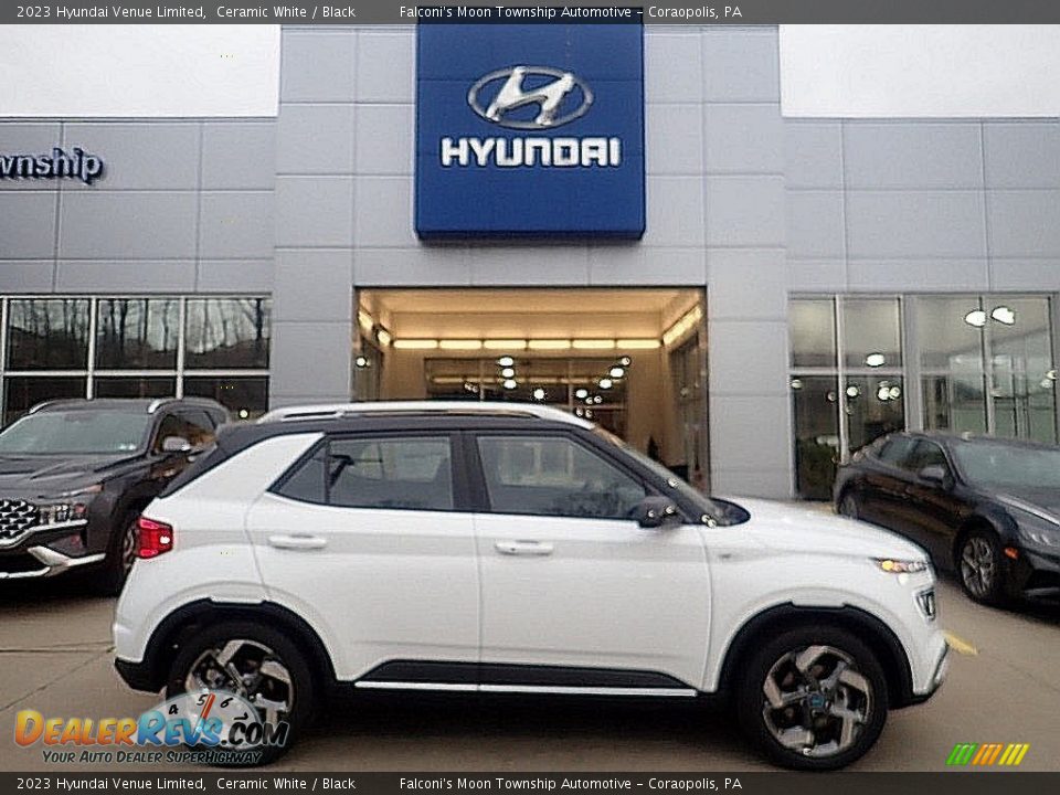 Ceramic White 2023 Hyundai Venue Limited Photo #1