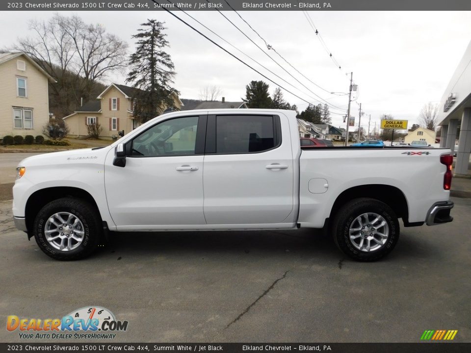 2023 Chevrolet Silverado 1500 LT Crew Cab 4x4 Summit White / Jet Black Photo #10