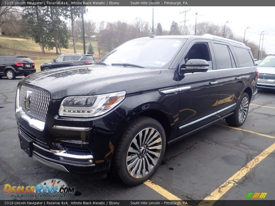 2019 Lincoln Navigator L Reserve 4x4 Infinite Black Metallic / Ebony Photo #1