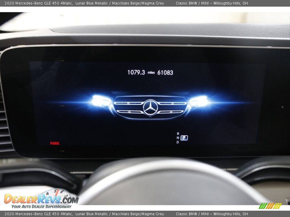 2020 Mercedes-Benz GLE 450 4Matic Lunar Blue Metallic / Macchiato Beige/Magma Grey Photo #9