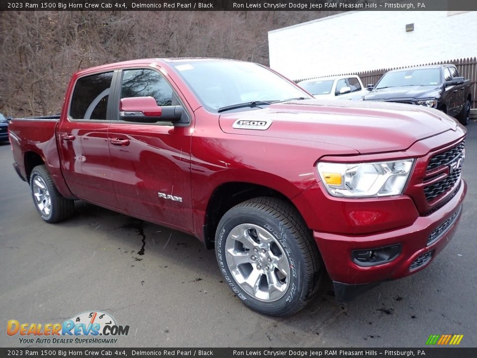 2023 Ram 1500 Big Horn Crew Cab 4x4 Delmonico Red Pearl / Black Photo #9