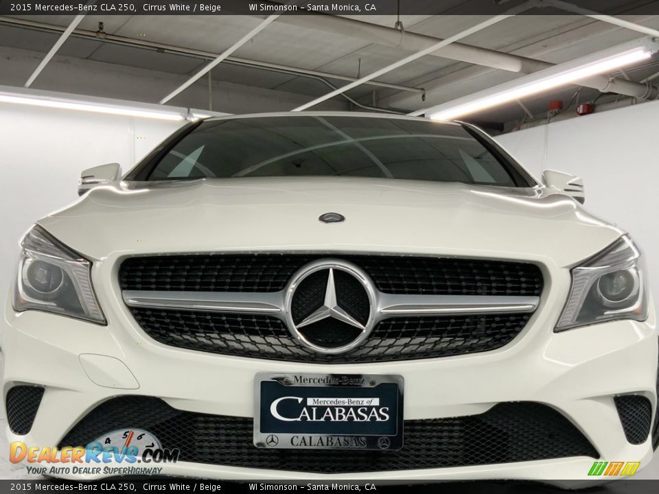 2015 Mercedes-Benz CLA 250 Cirrus White / Beige Photo #16