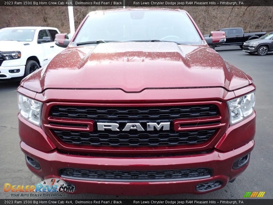 2023 Ram 1500 Big Horn Crew Cab 4x4 Delmonico Red Pearl / Black Photo #10