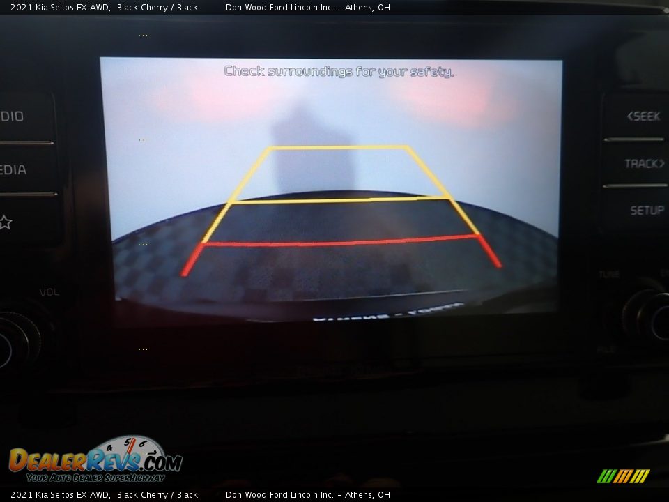 2021 Kia Seltos EX AWD Black Cherry / Black Photo #3