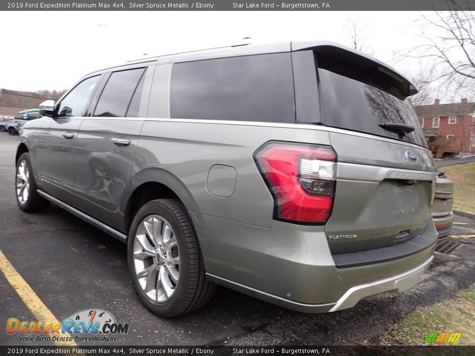 2019 Ford Expedition Platinum Max 4x4 Silver Spruce Metallic / Ebony Photo #5