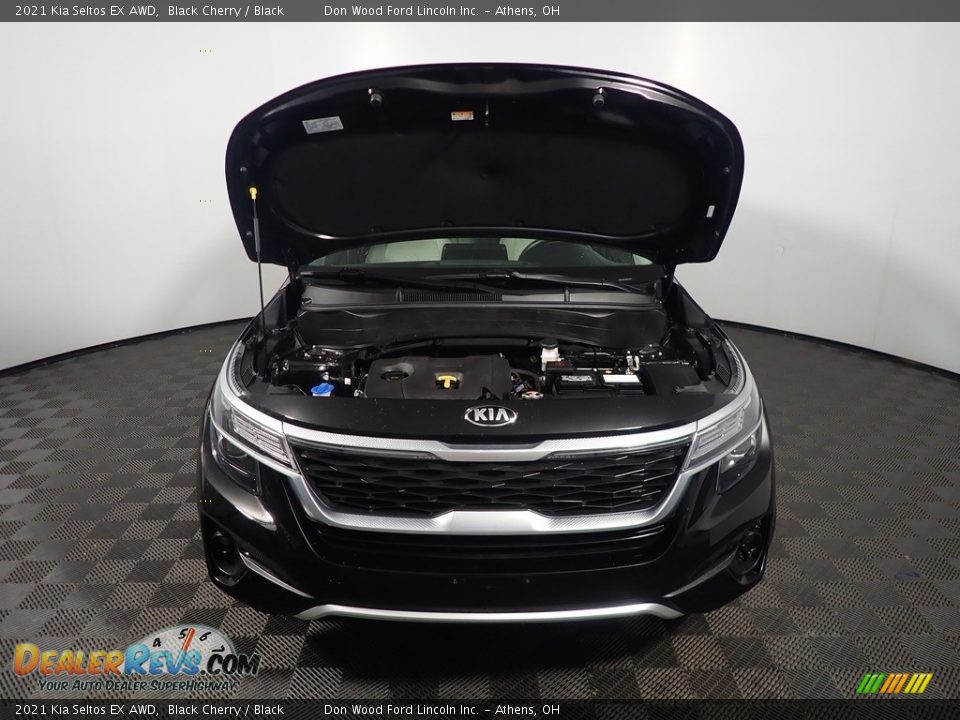 2021 Kia Seltos EX AWD Black Cherry / Black Photo #7