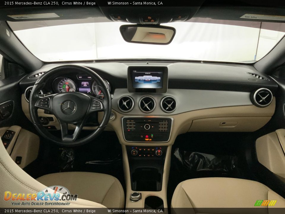 2015 Mercedes-Benz CLA 250 Cirrus White / Beige Photo #23