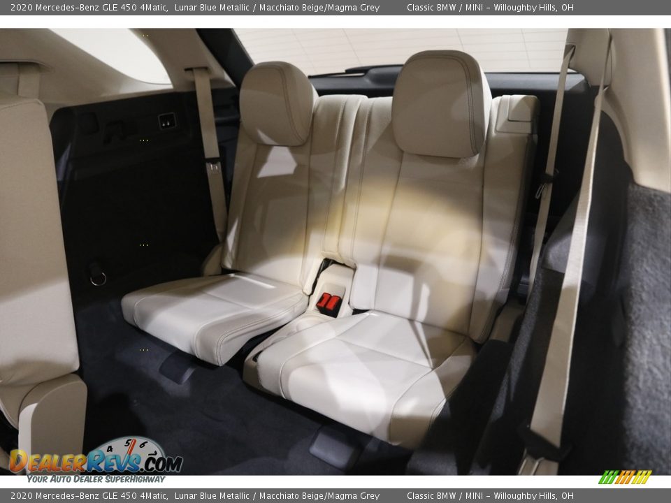 2020 Mercedes-Benz GLE 450 4Matic Lunar Blue Metallic / Macchiato Beige/Magma Grey Photo #24