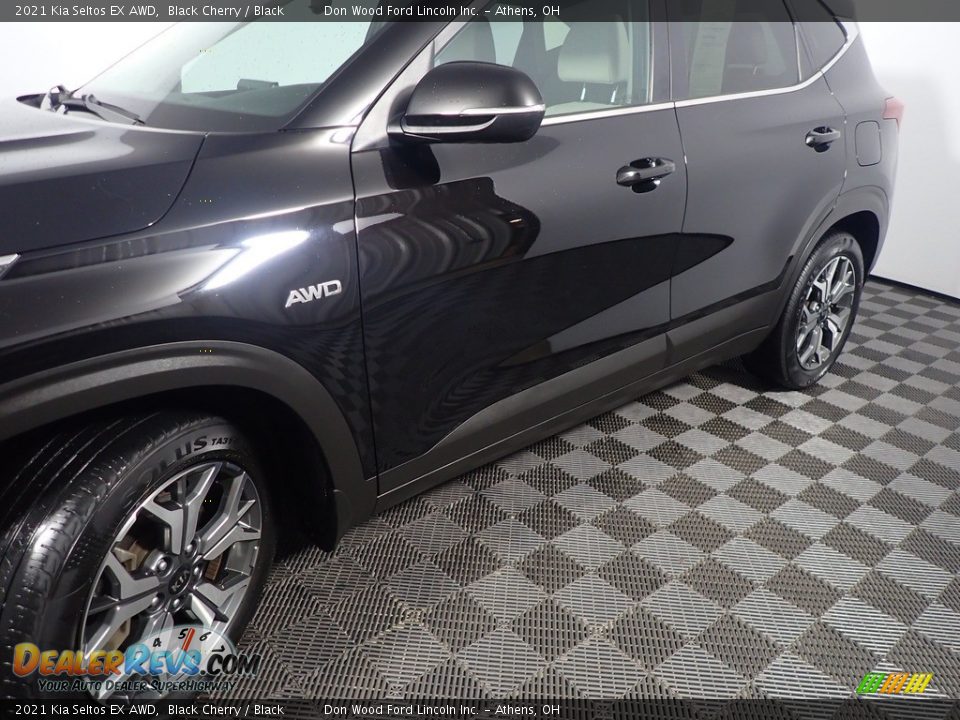 2021 Kia Seltos EX AWD Black Cherry / Black Photo #11