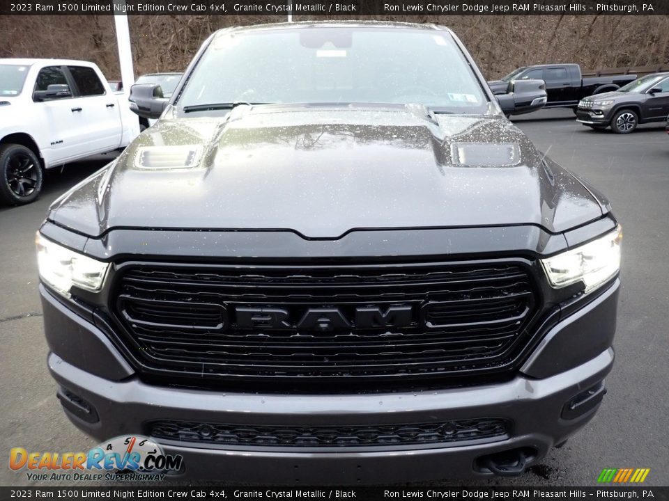 2023 Ram 1500 Limited Night Edition Crew Cab 4x4 Granite Crystal Metallic / Black Photo #9