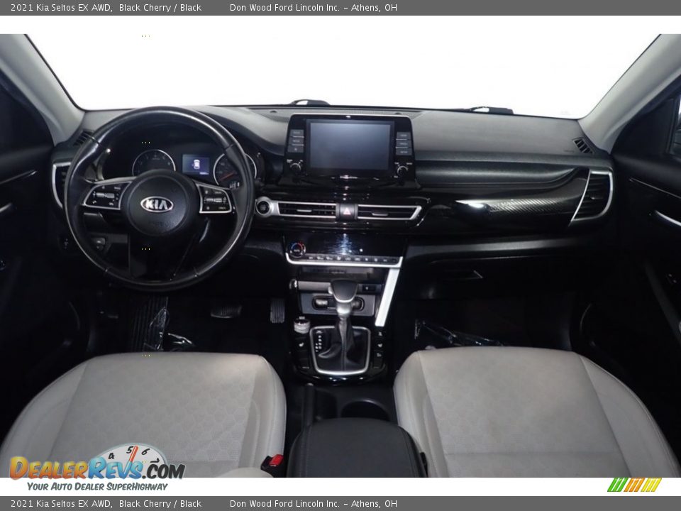 2021 Kia Seltos EX AWD Black Cherry / Black Photo #23