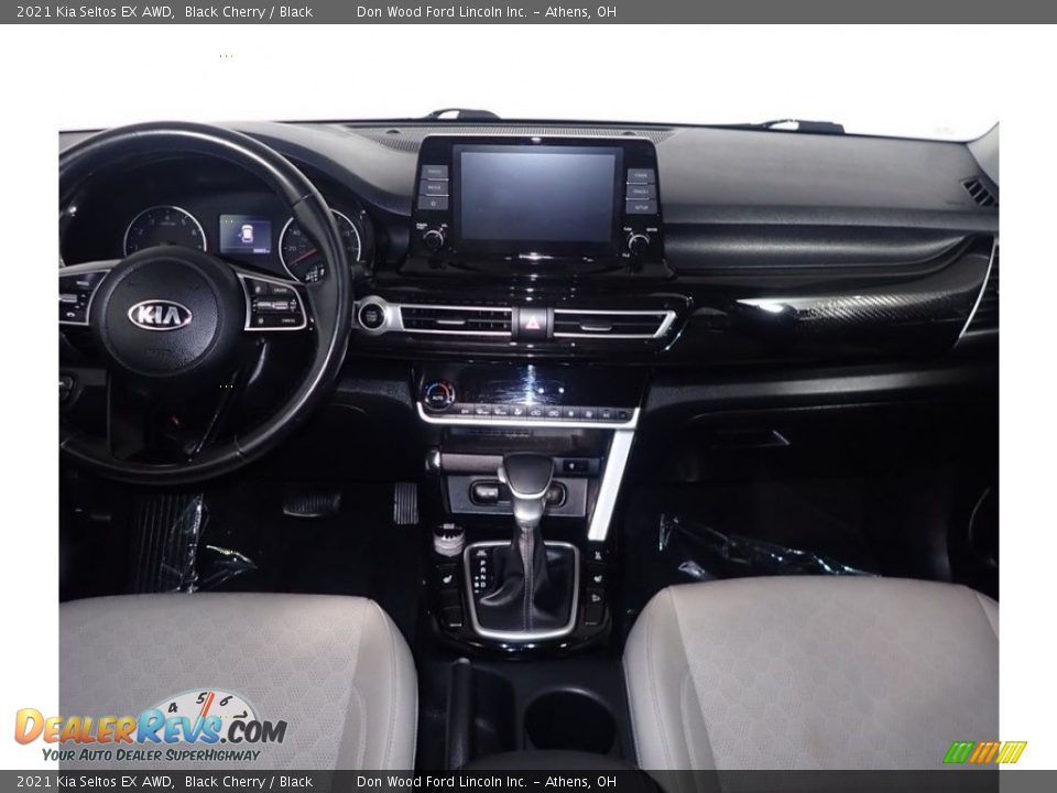 2021 Kia Seltos EX AWD Black Cherry / Black Photo #24