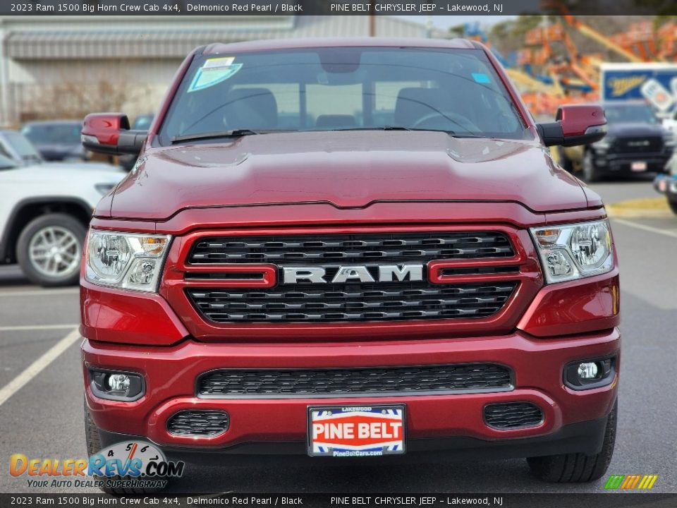 2023 Ram 1500 Big Horn Crew Cab 4x4 Delmonico Red Pearl / Black Photo #2