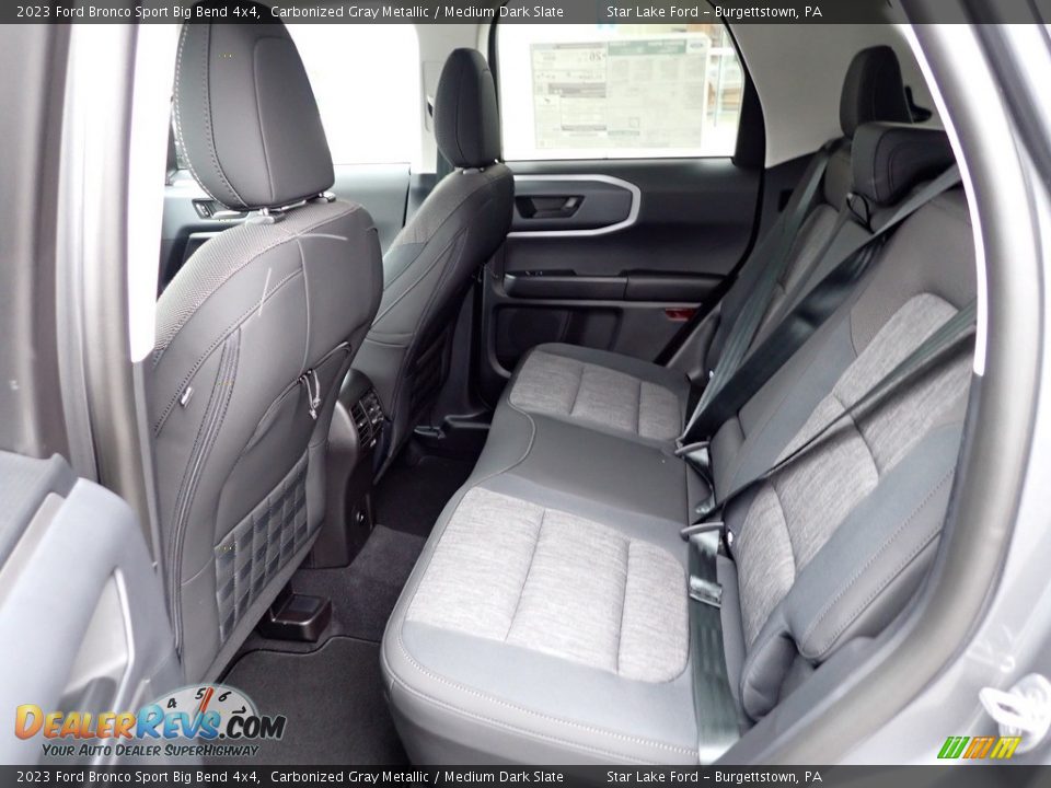Rear Seat of 2023 Ford Bronco Sport Big Bend 4x4 Photo #12