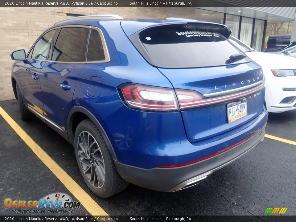 2020 Lincoln Nautilus Reserve AWD Artisan Blue / Cappuccino Photo #2