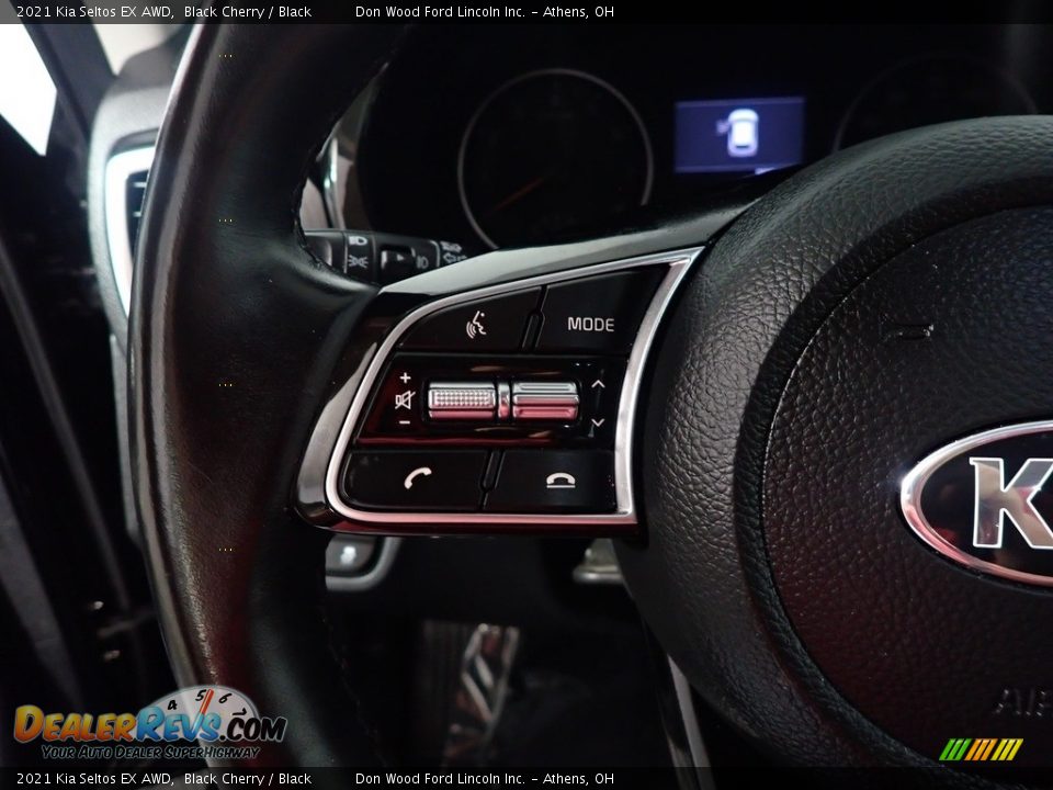 2021 Kia Seltos EX AWD Black Cherry / Black Photo #28