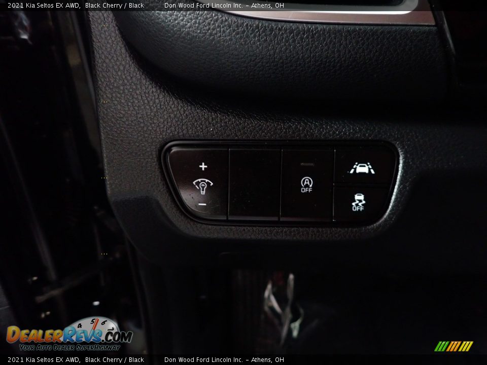 2021 Kia Seltos EX AWD Black Cherry / Black Photo #30