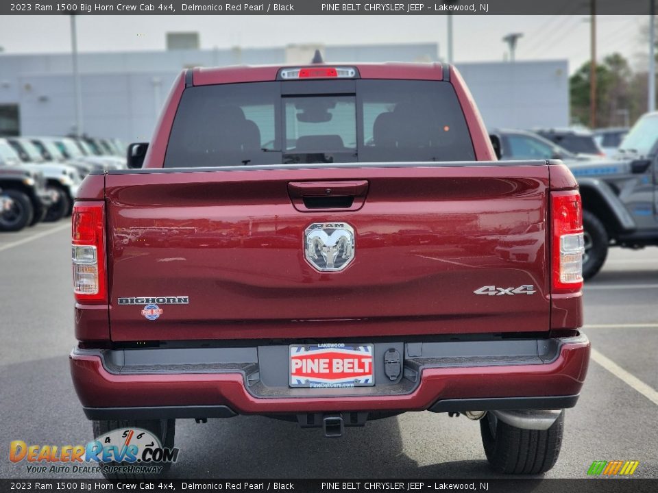 2023 Ram 1500 Big Horn Crew Cab 4x4 Delmonico Red Pearl / Black Photo #6