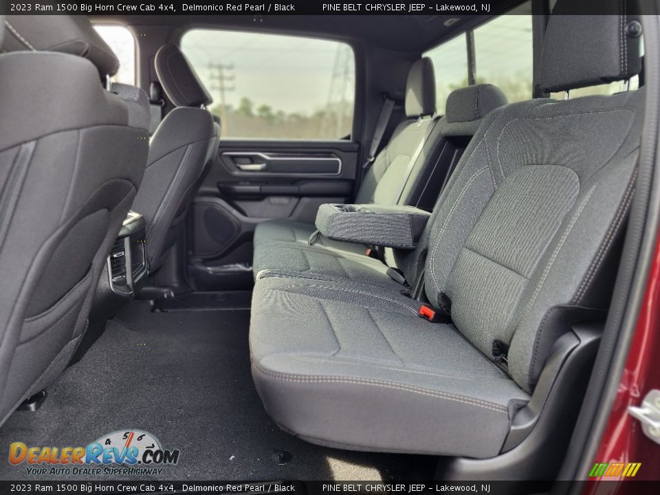 Rear Seat of 2023 Ram 1500 Big Horn Crew Cab 4x4 Photo #12