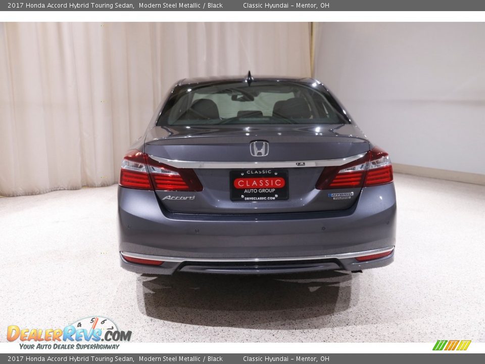 2017 Honda Accord Hybrid Touring Sedan Modern Steel Metallic / Black Photo #22