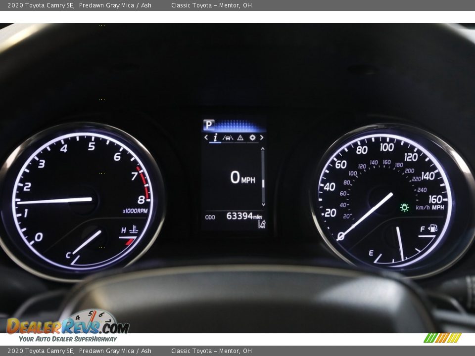 2020 Toyota Camry SE Predawn Gray Mica / Ash Photo #8
