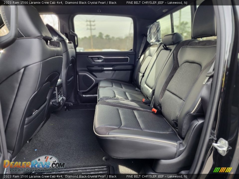 Rear Seat of 2023 Ram 1500 Laramie Crew Cab 4x4 Photo #12