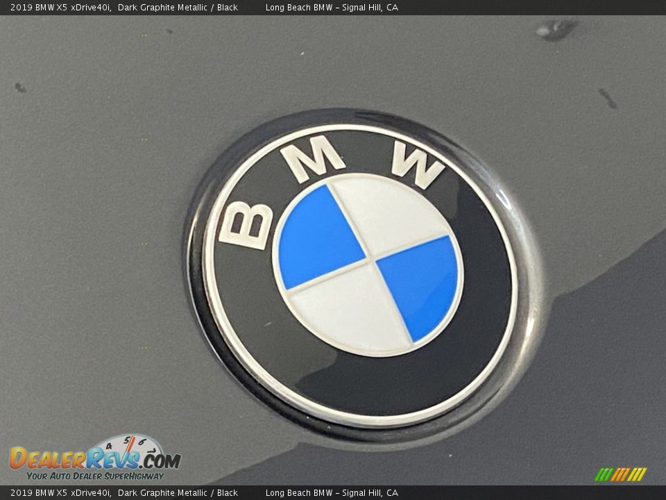 2019 BMW X5 xDrive40i Dark Graphite Metallic / Black Photo #7