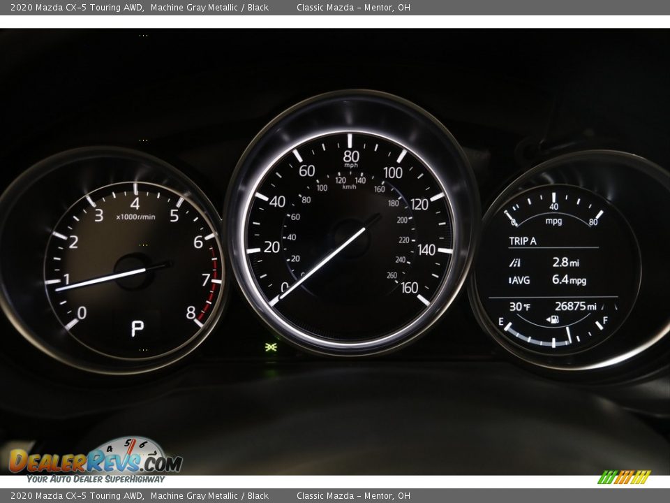 2020 Mazda CX-5 Touring AWD Machine Gray Metallic / Black Photo #8