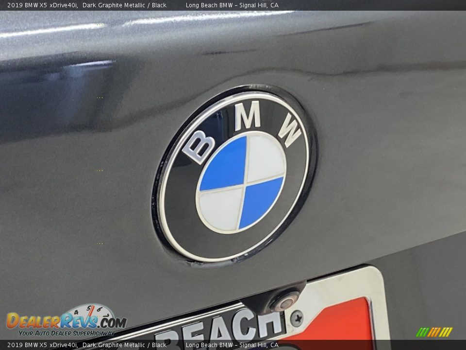 2019 BMW X5 xDrive40i Dark Graphite Metallic / Black Photo #9