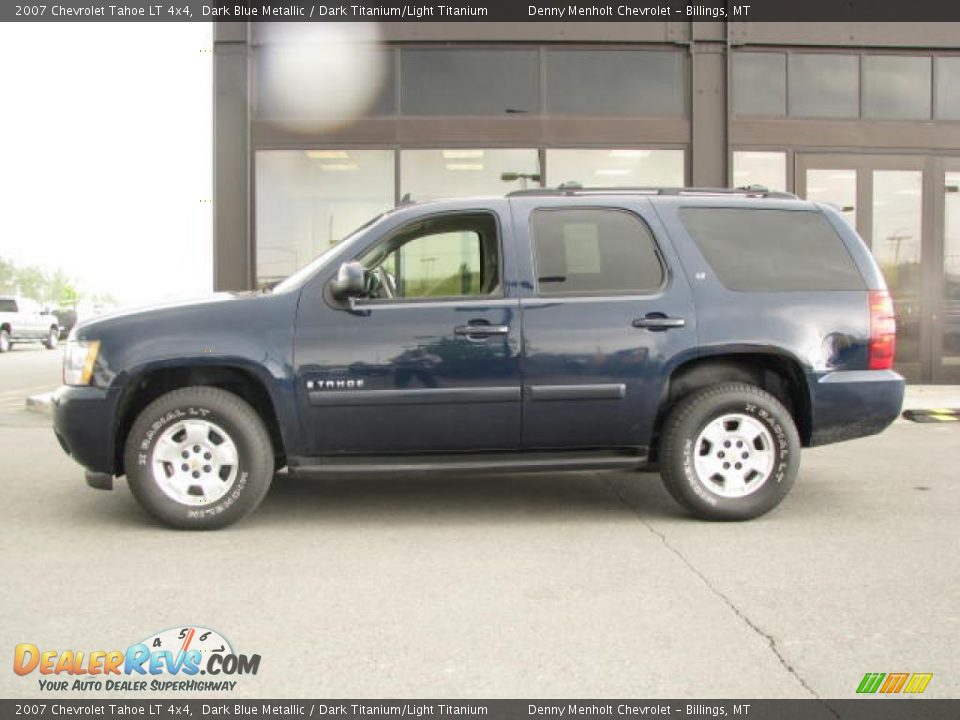 2007 Chevrolet Tahoe LT 4x4 Dark Blue Metallic / Dark Titanium/Light Titanium Photo #1