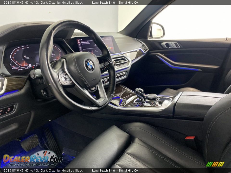 2019 BMW X5 xDrive40i Dark Graphite Metallic / Black Photo #15