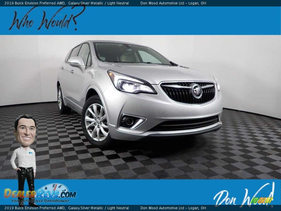 2019 Buick Envision Preferred AWD Galaxy Silver Metallic / Light Neutral Photo #1
