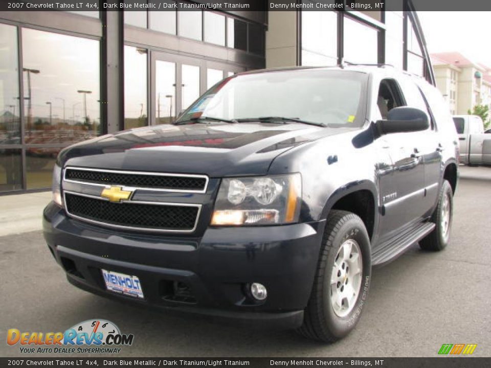 2007 Chevrolet Tahoe LT 4x4 Dark Blue Metallic / Dark Titanium/Light Titanium Photo #2