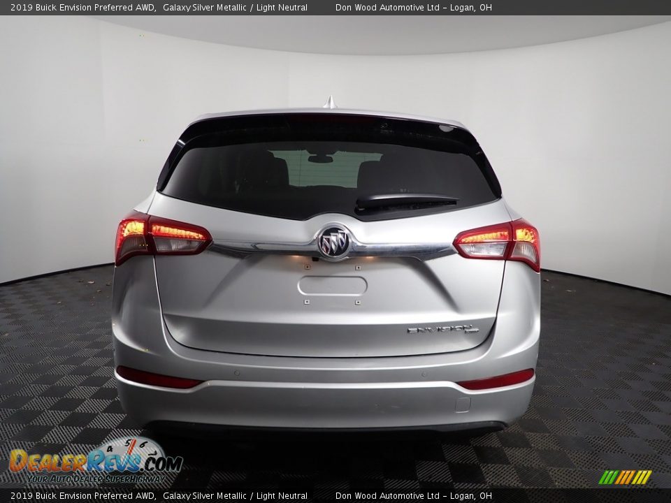 2019 Buick Envision Preferred AWD Galaxy Silver Metallic / Light Neutral Photo #8
